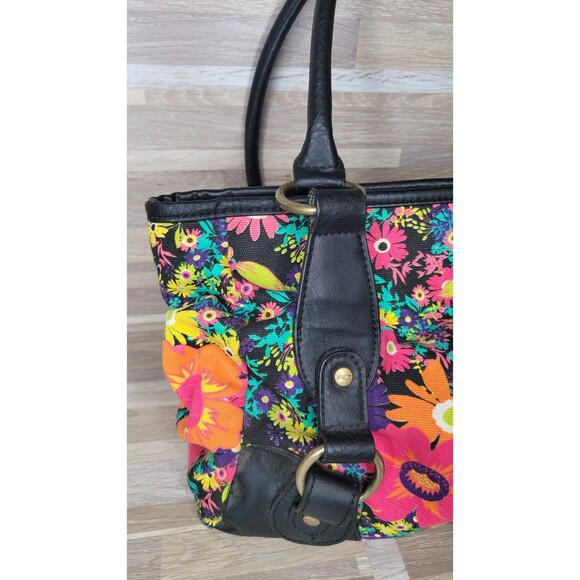 O’Neill Floral Bright and Funky Surfer Flower‎ Design Canvas Shoulder Bag Summer - Picture 4 of 15